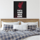 Slogan Liverpool - YNWA Leinwanddruck (Insitu (Schlafzimmer))