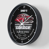 Slogan Low Rider Car des Vaters oder eines beliebi Uhr (Winkel)