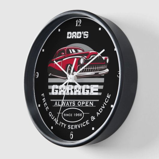 Slogan Low Rider Car des Vaters oder eines beliebi Uhr (Winkel)