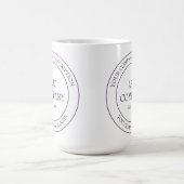 Slogan-Mission für kundenspezifische Firmenlogos Kaffeetasse (Mittel)