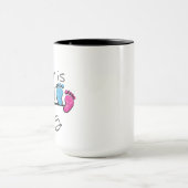 Slogan mother is loading. Moeder, mama opkomst Tasse (Zentrum)