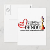 Slogan Postkarte (Vorne/Hinten)