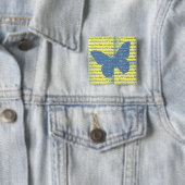 Slogan Schmetterling Button (Beispiel)