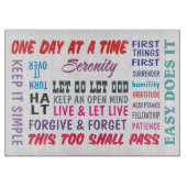 Slogan-Schneidebrett Schneidebrett (Vorderseite)