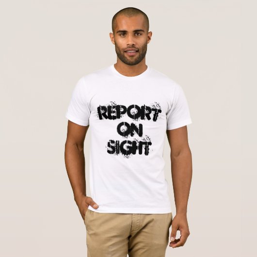 Slogan "Sight - fun" T-Shirt (Vorne ganz)