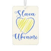 Slogan Slava Ukraini Gloria an die Ukraine Autolufterfrischer (Rückseite)