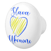 Slogan Slava Ukraini Gloria an die Ukraine Keramikknauf (Rechts)
