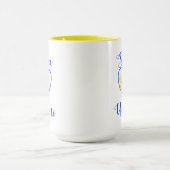 Slogan Slava Ukraini Glory to Ukraine heart   Tasse (Zentrum)