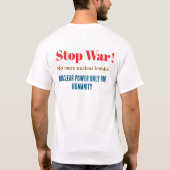 Slogan-T-Shirt T-Shirt (Rückseite)