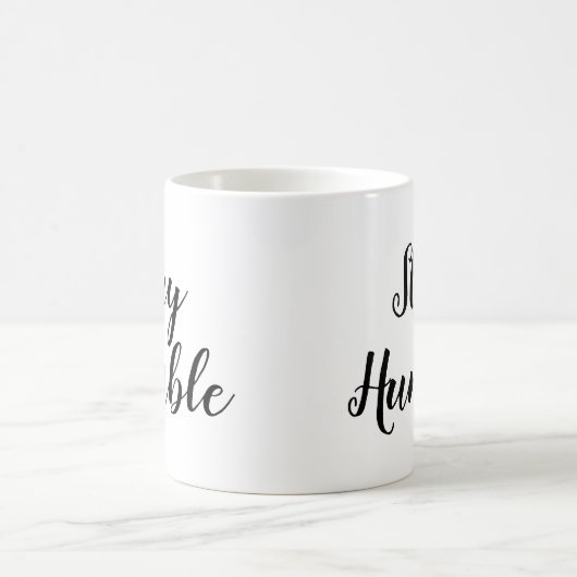 Slogan Tasse | Demut Bleibe | Angebot (Mittel)