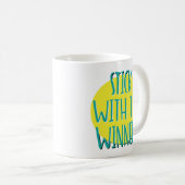 Slogan-Tasse der Gewinner-Erholung Kaffeetasse (VorderseiteRechts)