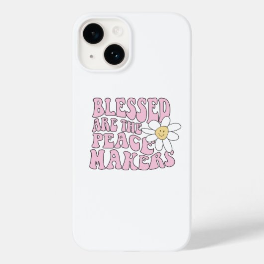 Slogan von Daisy and Peace Makers Case-Mate iPhone Hülle (Rückseite)