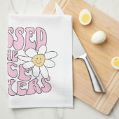 Slogan von Daisy and Peace Makers Geschirrtuch (Viertel Falte)