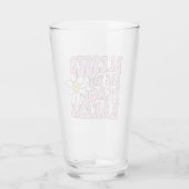 Slogan von Daisy and Peace Makers Glas (Rückseite)