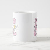 Slogan von Daisy and Peace Makers Jumbo-Tasse (Vorderseite)