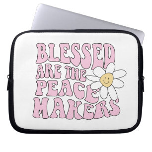 Slogan von Daisy and Peace Makers Laptopschutzhülle