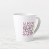 Slogan von Daisy and Peace Makers Milchtasse (Rechte Ecke)