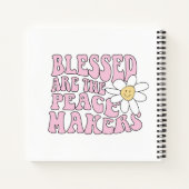 Slogan von Daisy and Peace Makers Notizblock (Rückseite)