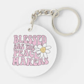 Slogan von Daisy and Peace Makers Schlüsselanhänger (Rückseite)