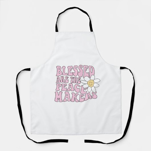 Slogan von Daisy and Peace Makers Schürze (Vorderseite)