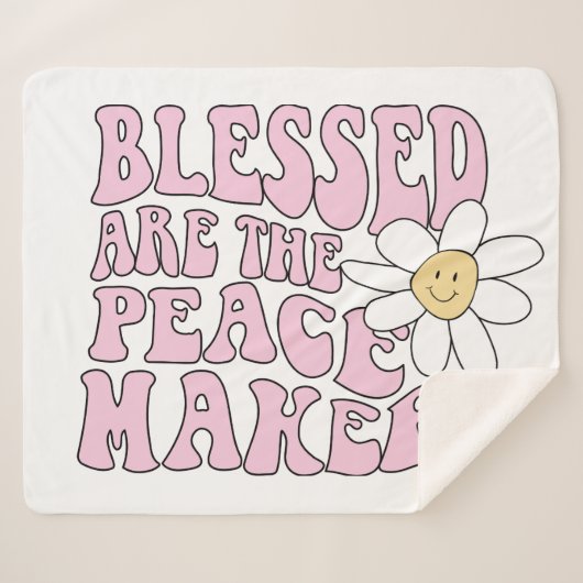 Slogan von Daisy and Peace Makers Sherpadecke (Vorderseite (Horizontal))