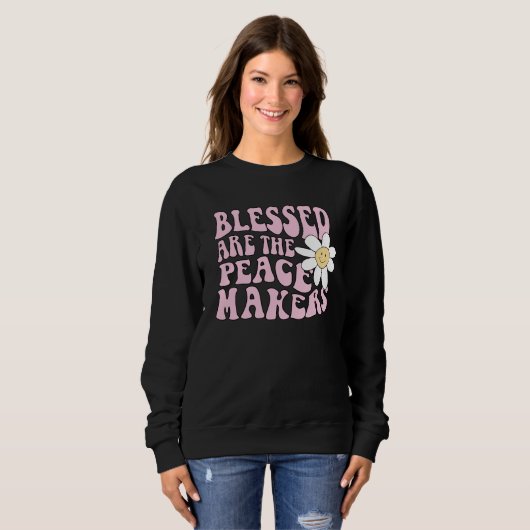 Slogan von Daisy and Peace Makers Sweatshirt (Vorne ganz)