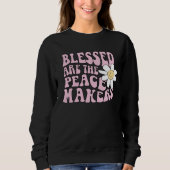Slogan von Daisy and Peace Makers Sweatshirt (Vorderseite)