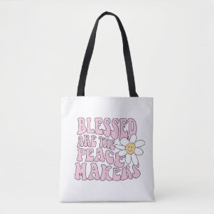Slogan von Daisy and Peace Makers Tasche
