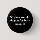 Slogans Button (Vorderseite)