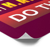 Slogans der Erholung 17 Poster (Ecke)