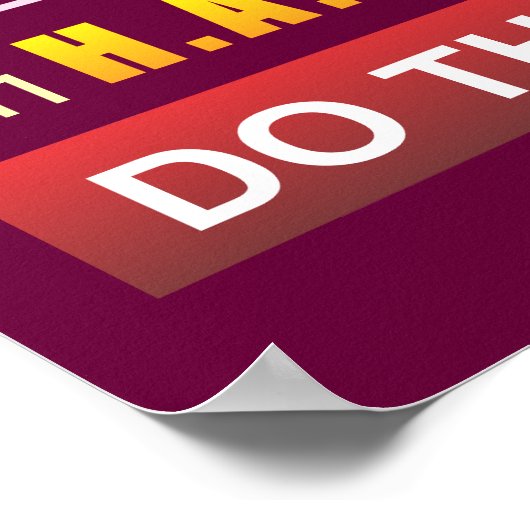 Slogans der Erholung 17 Poster (Ecke)