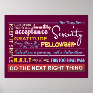 Slogans der Erholung 17 Poster