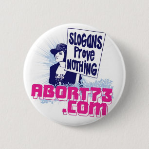 Slogans prüfen nichts/Abort73.com Button