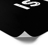 Slomo ist, wie ich funny Snail Puff Dark BG Poster (Ecke)