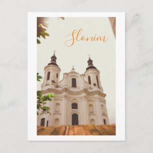 Slonim Belarus Architektur Stadt Kathedrale Postkarte