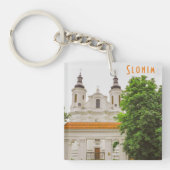 Slonim Belarus Architektur Stadt Kathedrale Schlüsselanhänger (Vorderseite)
