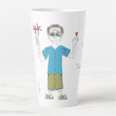 "Slook y" - "Es ist alles gut!" Latte Tasse (Vorderseite)