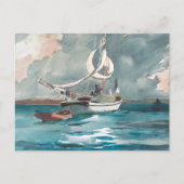 Sloop Bermuda Winslow Homer Postkarte (Vorderseite)