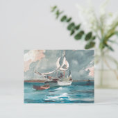 Sloop Bermuda Winslow Homer Postkarte (Stehend Vorderseite)