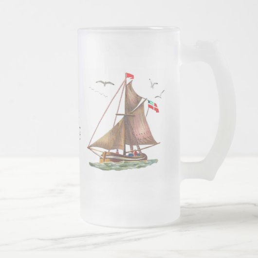 Sloop John B Bier-Tasse Mattglas Bierglas (Rechts)