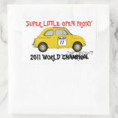 SLOP Teilnehmeraufkleber Rechteckiger Aufkleber (Tasche)