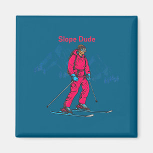 Slope Dude Algebra Geometrie Mittlere Illustration Magnet