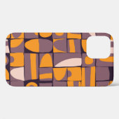 Sloppy Geometrie: Vintages Muster Case-Mate iPhone Hülle (Rückseite (Horizontal))
