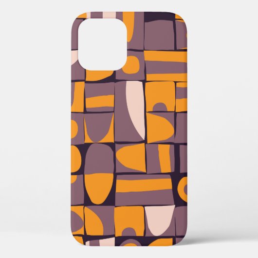 Sloppy Geometrie: Vintages Muster Case-Mate iPhone Hülle (Rückseite)