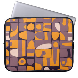 Sloppy Geometrie: Vintages Muster Laptopschutzhülle
