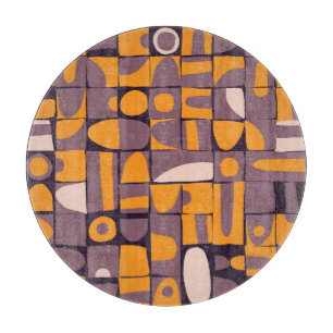 Sloppy Geometrie: Vintages Muster Schneidebrett