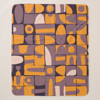 Sloppy Geometrie: Vintages Muster Sherpadecke