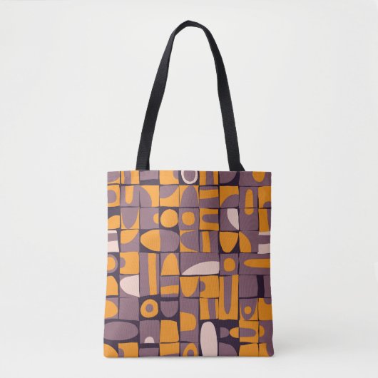 Sloppy Geometrie: Vintages Muster Tasche (Vorderseite)