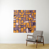 Sloppy Geometrie: Vintages Muster Wandteppich (Beispiel)