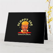 Sloppy Joe Biden Anti President Karte (Gelbe Blume)